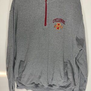 Colosseum Iowa State Cyclones Half Zip Pullover Sweater